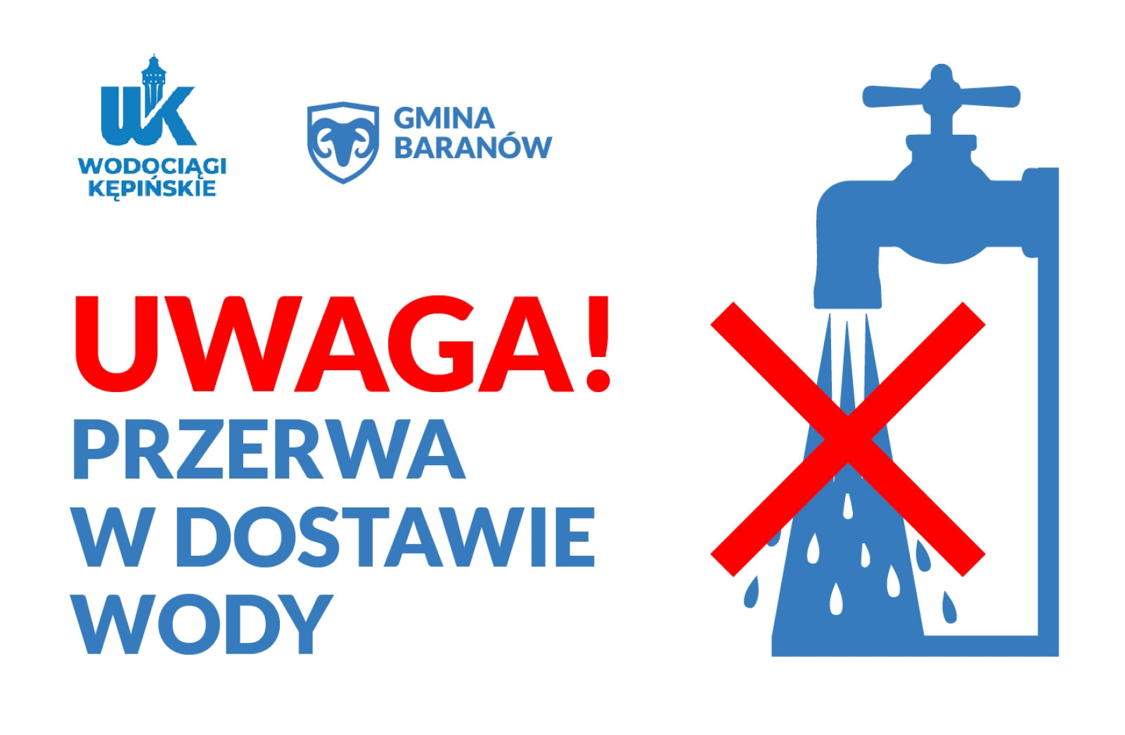 KOMUNIKAT WODOCIĄGÓW